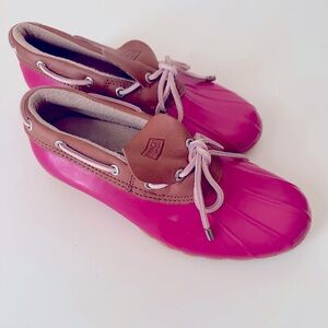 Sperry.  Waterproof Rain and Snow Moc shoes/booties. Good condition
